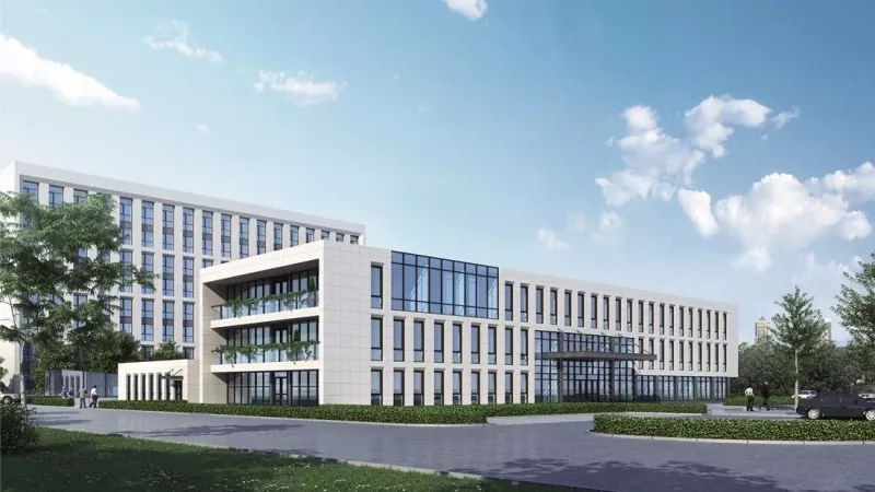 Modułowa zmontowana konstrukcja stalowa szpitala