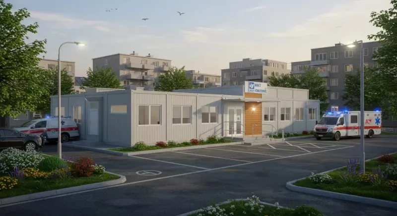 Modułowe prefabrykowane stalowe jednostki służby zdrowia