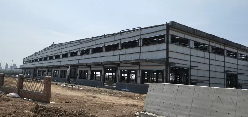 Prefabrykowana modułowa stalowa rama Logistyka Budowa magazynu