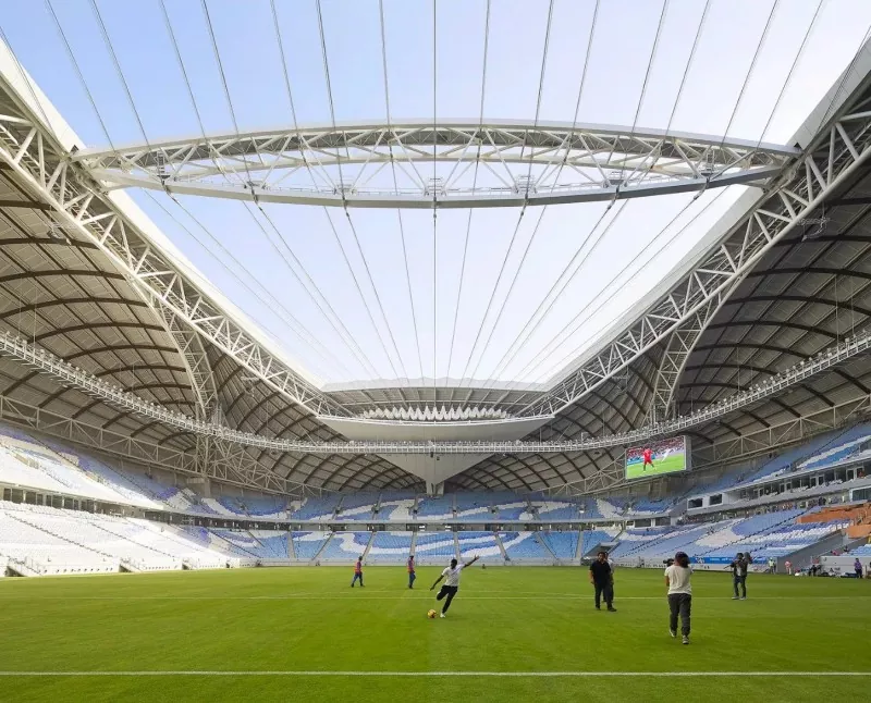 Konstrukcja konstrukcji stalowej stadionu