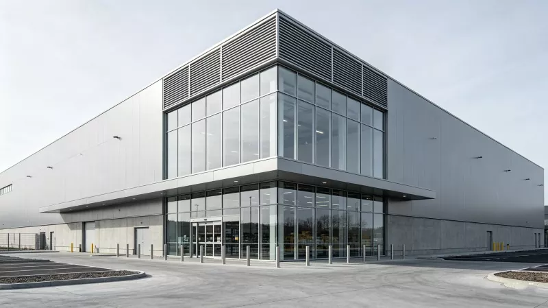 Supermarket z magazynami stalowymi ramami