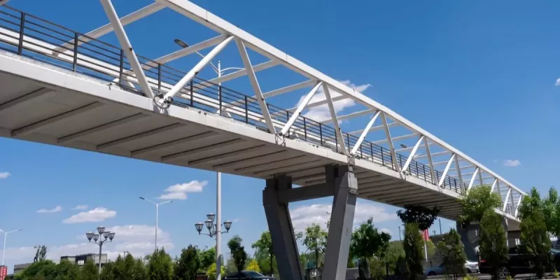 Konstrukcja stalowa Konstrukcja kładki miejskiej