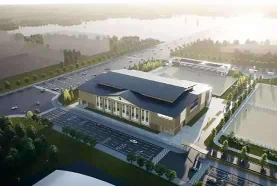 Arena jeździecki o konstrukcji stalowej